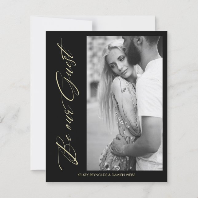 Budget Be Our Guest Script Photo Wedding Wimshical (Vorderseite)