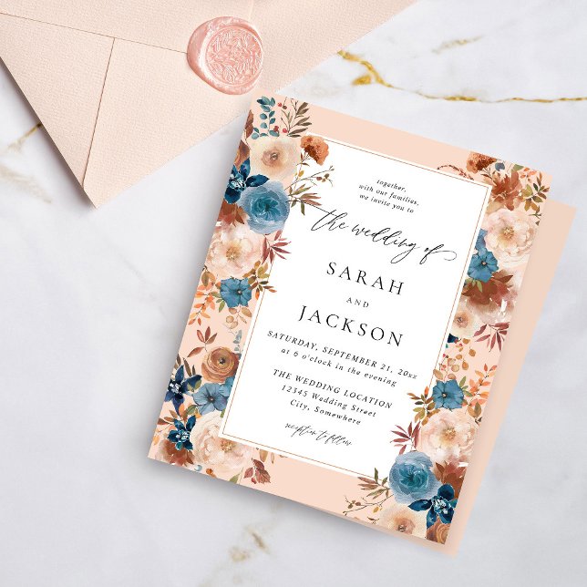 Budget Beige & Dusty Blue Floral Wedding S2 (Von Creator hochgeladen)