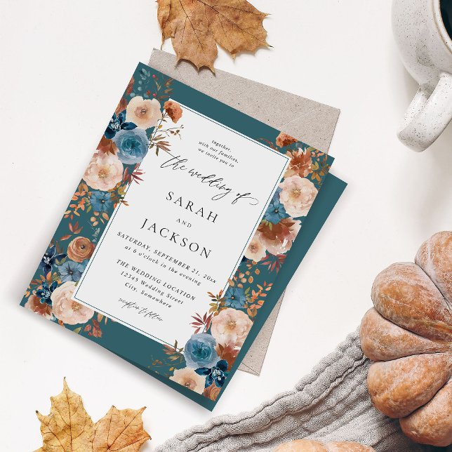 Budget Beige & Dusty Blue Floral Wedding S2 Aquama (Von Creator hochgeladen)