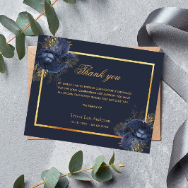 Budget Beileid blauen Blütengold Vielen Dank