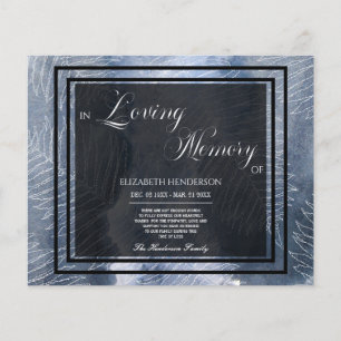 Budget Beileid in Liebe Erinnerung. Flyer