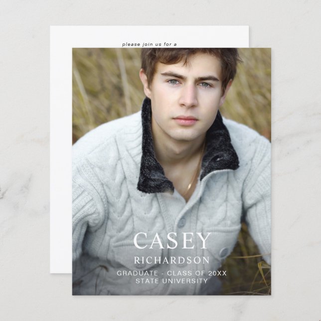 Budget Big Mod Name Foto Graduation Party VER (Vorne/Hinten)