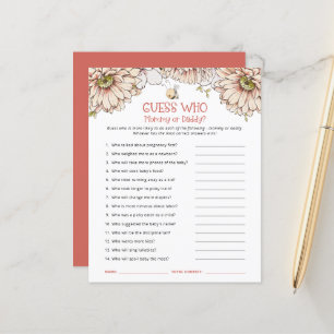 Budget Bike Guess Wer Mama oder Vater Baby Duschsp