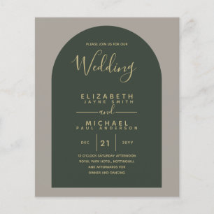 BUDGET Bilingual Spanish Boda English Wedding