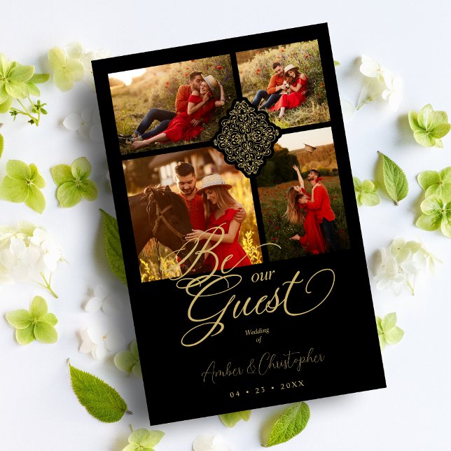 Budget Black Fake Golden Luxury Filigree 4 Fotos (Von Creator hochgeladen)