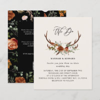 Budget Black Stag terracotta floral elegant elegan