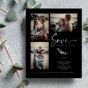 Budget Black Trendy Branches Wedding 3 Fotos