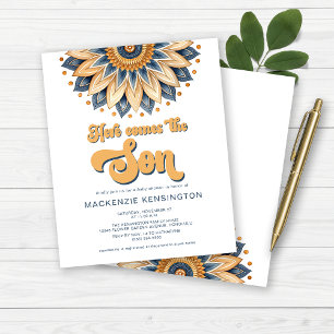 Budget Blau Gold Der Sohn Kommt Baby Dusche