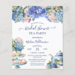 Budget Blue Hydrangea Brautparty Tea QR Code<br><div class="desc">Diese elegante, blaue Hydrangea Brautparty Tee-Party Einladung eignet sich hervorragend für einen Frühling- oder Sommeraufenthalt. Das klassische Blumendesign besticht durch die weiche, pulverblaue Hydrangeas mit neutralen, rosa Blume und grünen Blätter. Die Einladung ist Teil einer bezaubernden Sammlung von Schreibwaren, mit Vorlagen bereit, um sich anzupassen. Vervollständigen Sie Ihre Veranstaltung mit...</div>