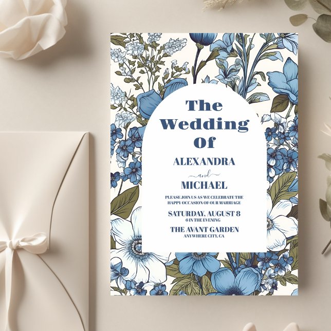 Budget Blue Periwinkle Wildflowers Wedding (Von Creator hochgeladen)