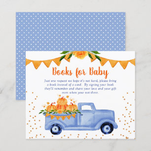 Budget Blue Pumpkin Truck Books for Baby Card