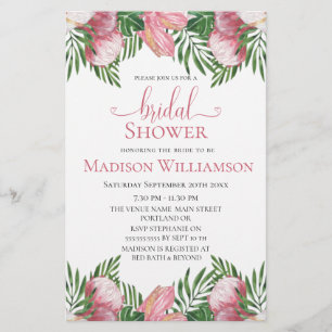 Budget-Blumen-Aquarell-Tropisches-Paradies-Braut-