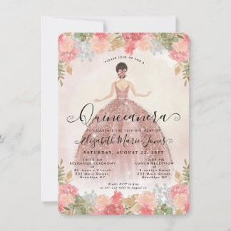 Budget Blumenstrauß Rose Rosa Prinzessin Quinceane Mitteilungskarte