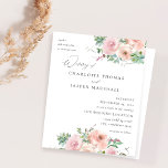 Budget Blush Pink Floral & Succulent Wedding V2<br><div class="desc">** SATIN PAPIER IST PAPIERTHIN. AKTUALISIEREN SIE DAS PAPIER FÜR EIN BILDERPAPIER. HAT EINE OPTION FÜR ENVELOPES. *** Rette Geld für Einladungen mit dieser kleineren Einladung, die eine Option für Umschläge hat. Lassen Sie Ihre Gäste mit Ihrer Blush Pink Floral & Succulent Wedding Einladung zur phantastischen Hochzeit verwöhnen. Woll eine...</div>