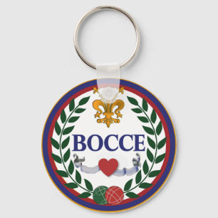 Budget bocce Logo-Schlüsselanhänger Schlüsselanhänger