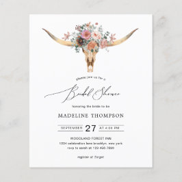 Budget Bohemisches Kuhschädel Brautparty