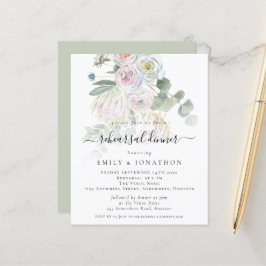 Budget Boho Botanicals Probe Abendessen Einladung