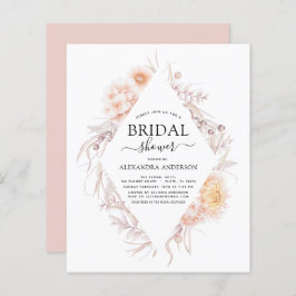 Budget Boho Chic Dusty Pink Wüste Brautparty