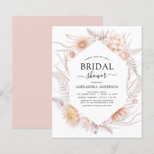 Budget Boho Chic Dusty Pink Wüste Brautparty