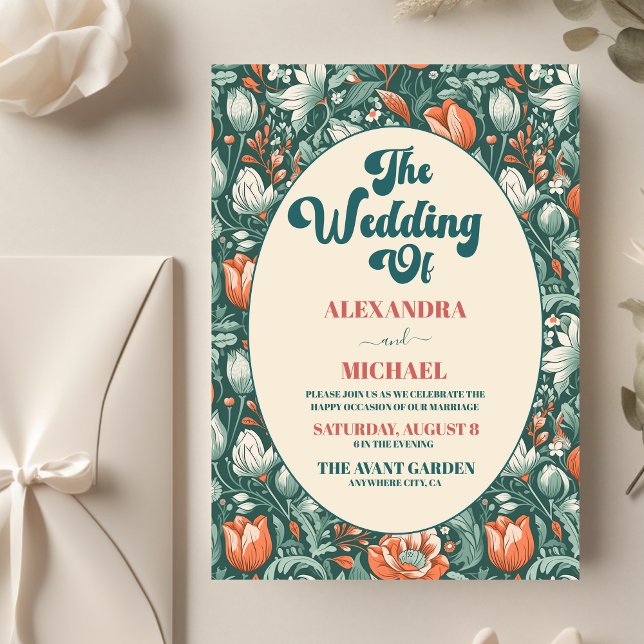 Budget Boho Chic Retro Colorful Floral Wedding  (Von Creator hochgeladen)