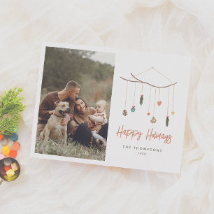 Budget Boho Christmas Tree Branch Foto Holiday