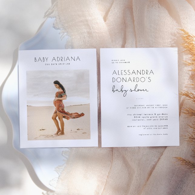 Budget Boho Elegant Schwangerschaft Foto Babydusch (Von Creator hochgeladen)