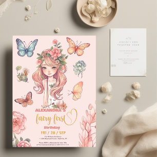 Budget Boho Fairy First Girl's 1. Geburtstag