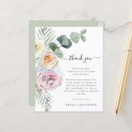 Budget Boho Florals Foliage Wedage Vielen Dank