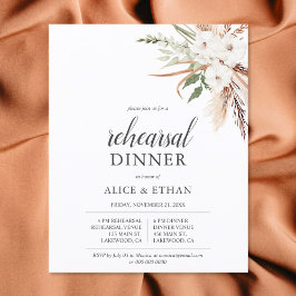 Budget Boho Greenery Pampa Grass Probe Dinner