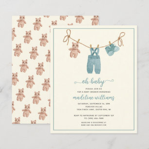 BUDGET BOHO Kinderkleidung Junge Oh Babydusche ein