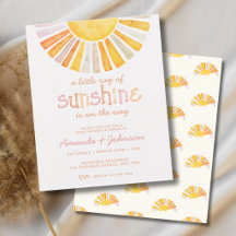 Budget Boho Kleiner Sonnenschein Baby Shower