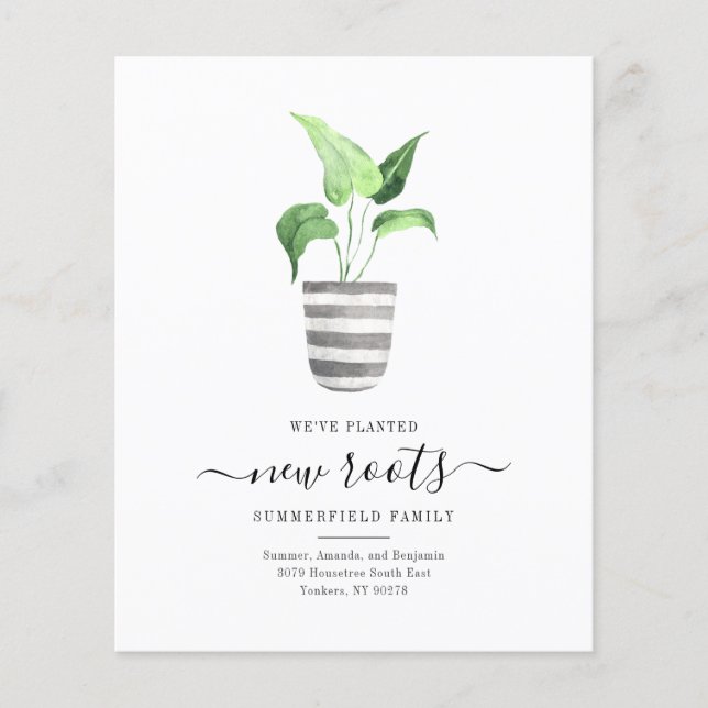 Budget Boho New Roots Wir haben botanische Bewegun (Vorderseite)