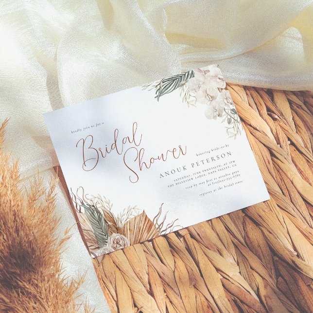 Budget Boho Orchid & Pampas Grass Brautparty (Von Creator hochgeladen)