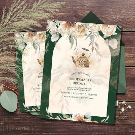 BUDGET Boho Pampas Grass TEA PARTY Bridal Mittages Flyer