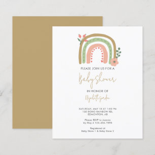 Budget Boho Rainbow Baby Shooting Blume Earth