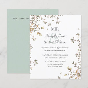 BUDGET Boho Rustikale Blätter Hochzeit Garten