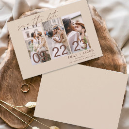 Budget Boho Save the Date 3 Foto Einladungen