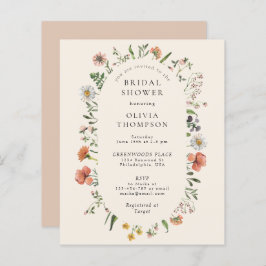 Budget Boho Summer Wildblume Arch Brautparty