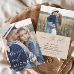 Budget Boho Typografy Save the Date Foto Flyer<br><div class="desc">Ankündigen Sie Ihren großen Tag mit unserem Budget Boho Typografy Save the Date Foto Einladung. Diese erschwingliche Option kombiniert beides mit Charme und Personalisierung mühelos. Mit böhmisch inspiriert Typografie und Design erweckt es das freizügige Wesen und ist gleichzeitig preisgünstig. Die Aufnahme Ihres hochgeschätzten Verlobung-Fotos fügt eine persönliche Touch hinzu, die...</div>