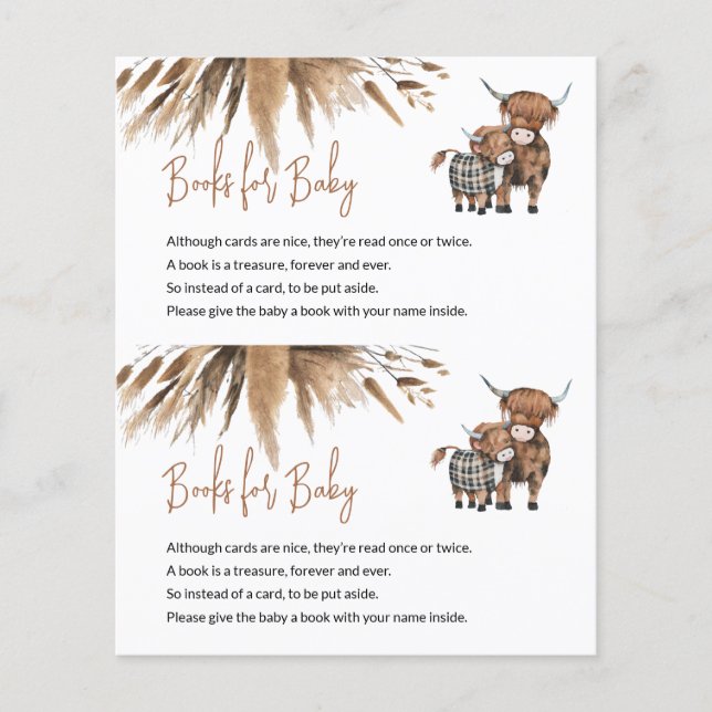 Budget Books for Baby Cow Farm Card Center Cut (Vorderseite)