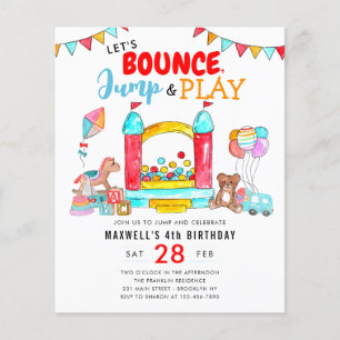 Budget Bounce Jump Play Kids Trampoline Geburtstag