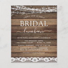 Budget Brautparty Luncheon Bauernhof