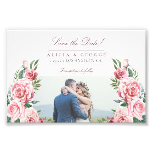 Budget Brautrosen Foto Hochzeit Save-the-Date