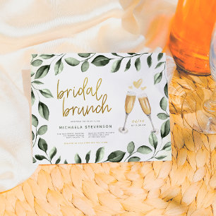 Budget Bridal Brunch Champagne & Eukalyptus