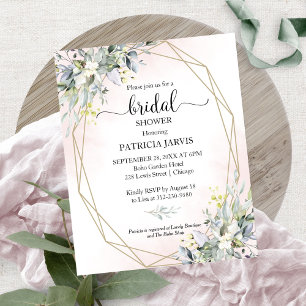 Budget Bridal Dusche Einladungen Grüne