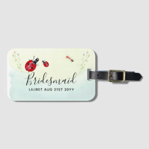 BUDGET Bridesmaid Brautparty Gift LADYBUGS Gepäckanhänger