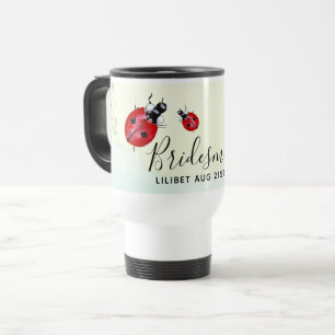 BUDGET Bridesmaid Brautparty Gift LADYBUGS Reisebecher