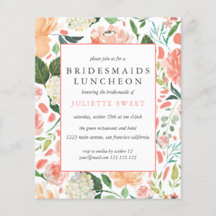 BUDGET Bridesmaids Luncheon Farbenfrohe Florenz