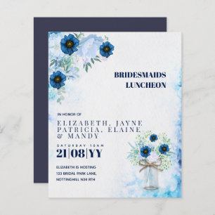 BUDGET Bridesmaiers Mittagessen Brunch Blumenstrau