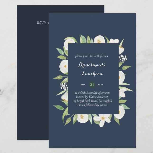 BUDGET Bridesmaiers Mittagessen Brunch Blumenstrau (Vorne/Hinten)
